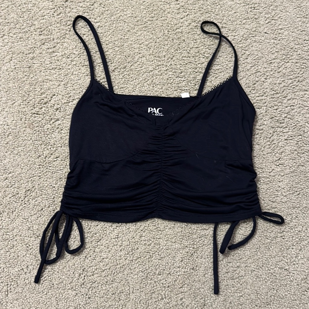 PAC black crop top
